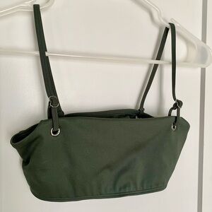 62. Size XS ALO Green Bra With Adjustable Straps